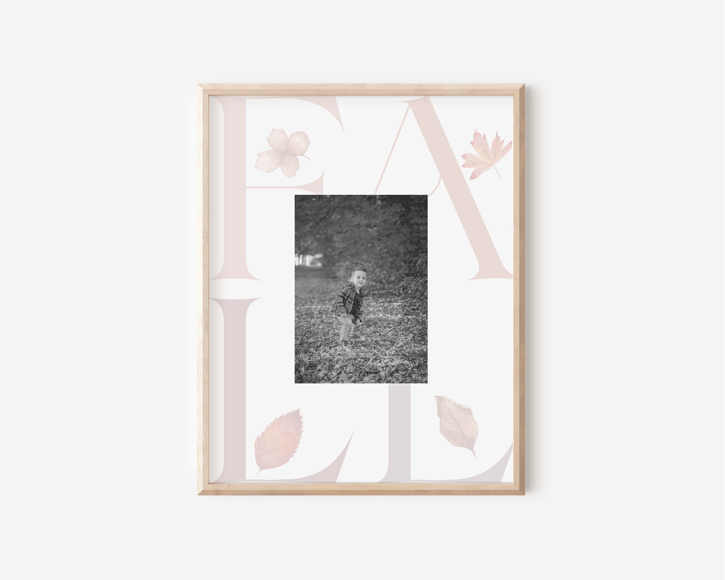 Fall Typography Keepsake Photo Mat