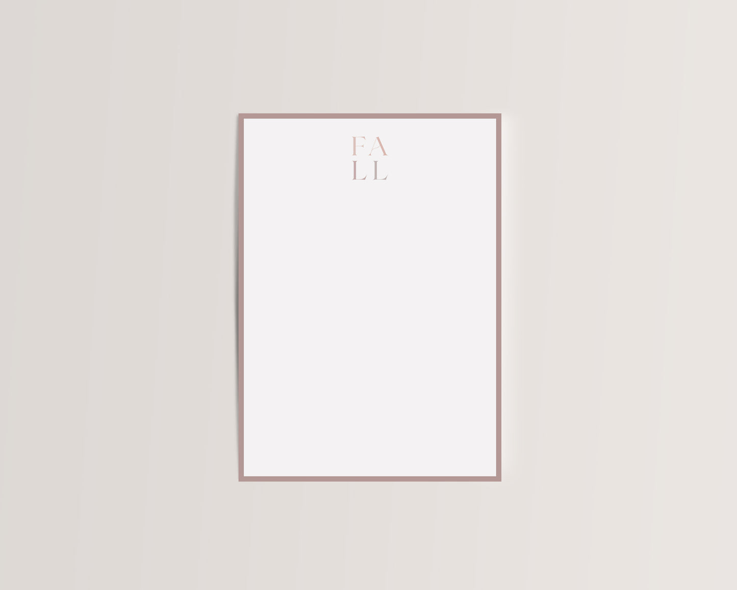 Fall Typography Keepsake Photo Mat