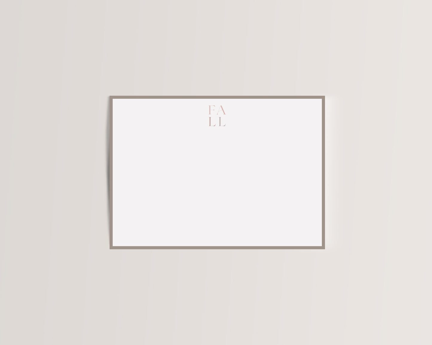 Fall Favorites Typography Keepsake Photo Mat