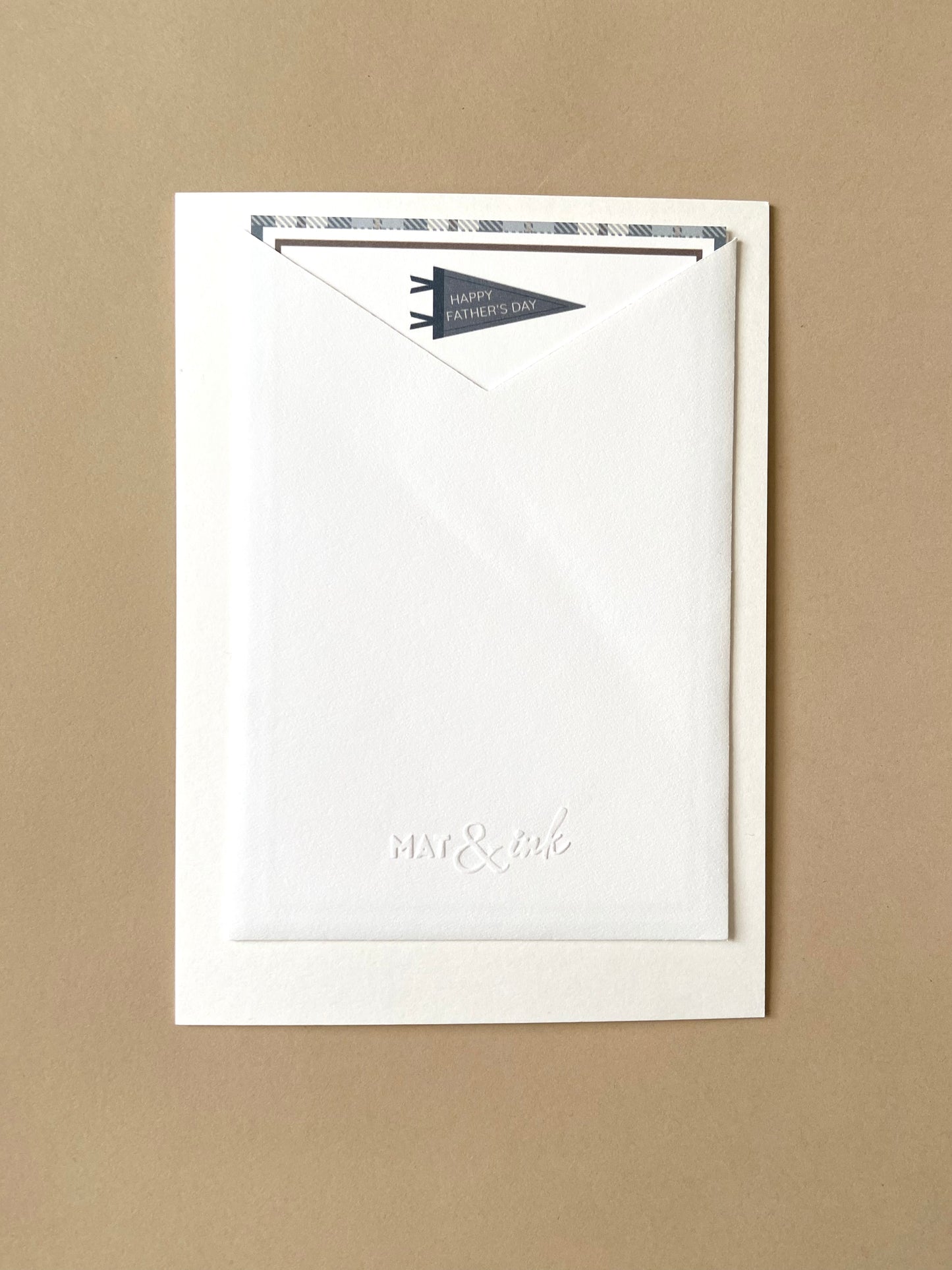 #1 Dad 5x7 Photo Mat with Envelope