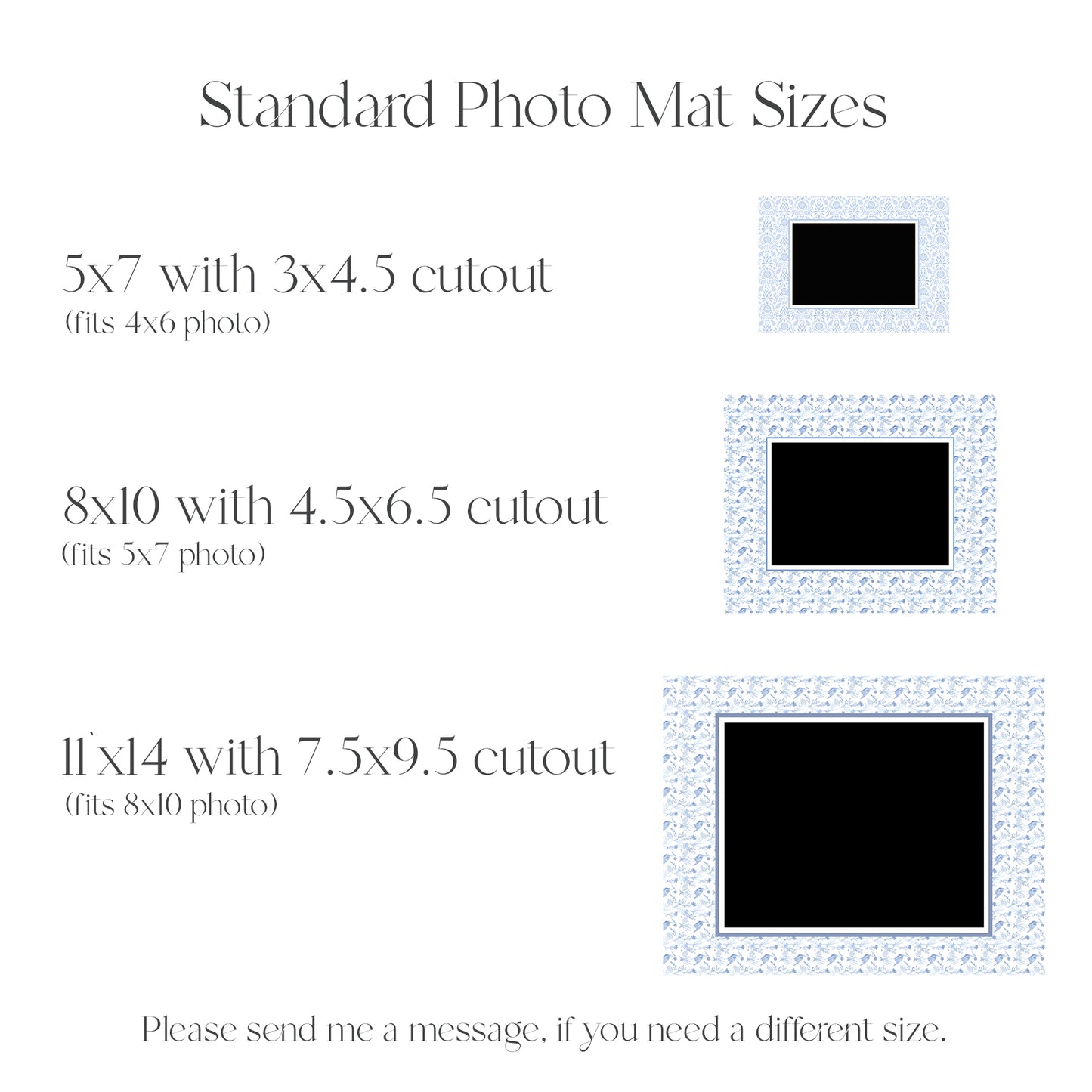 Green Gingham Photo Mat