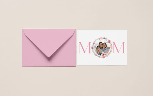 Mom 5x7 Photo Mat with Envelope