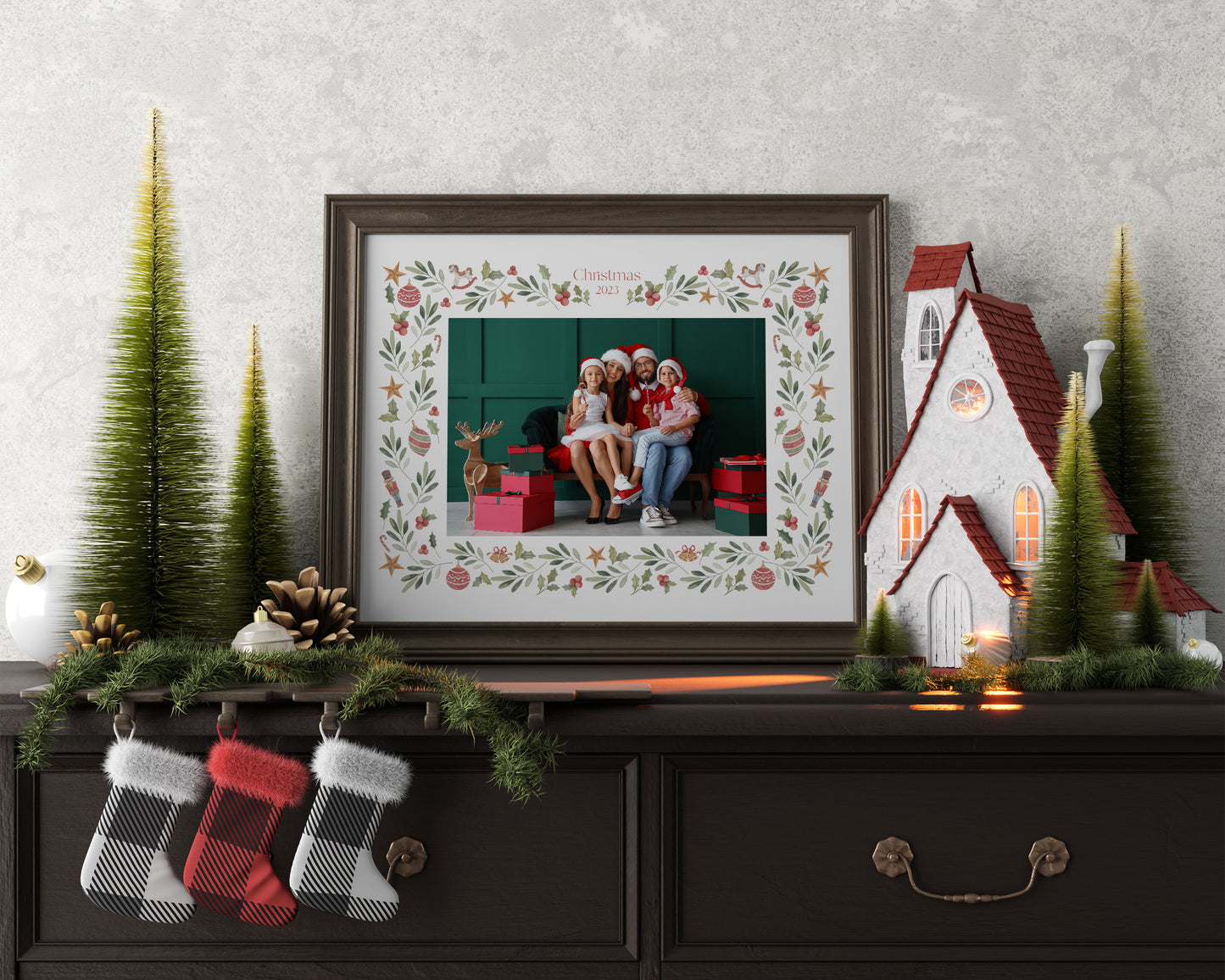 Christmas Favorites Keepsake Photo Mat