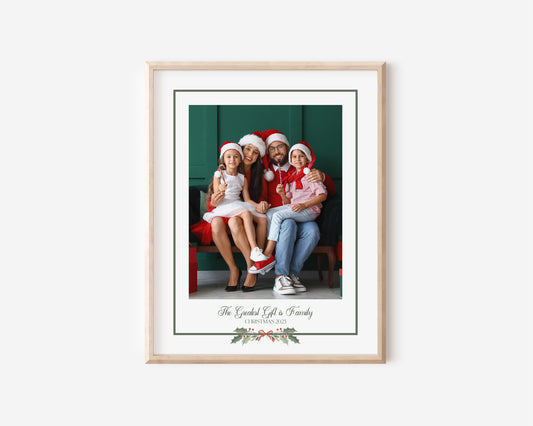 The Greatest Gift is Family Keepsake Photo Mat