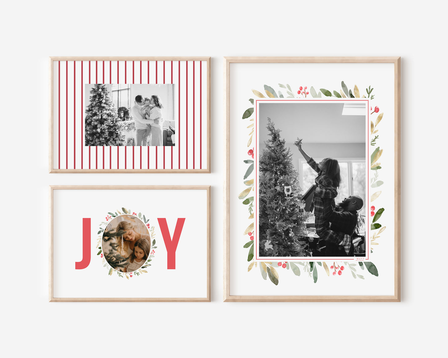 Christmas Greenery Keepsake Photo Mat