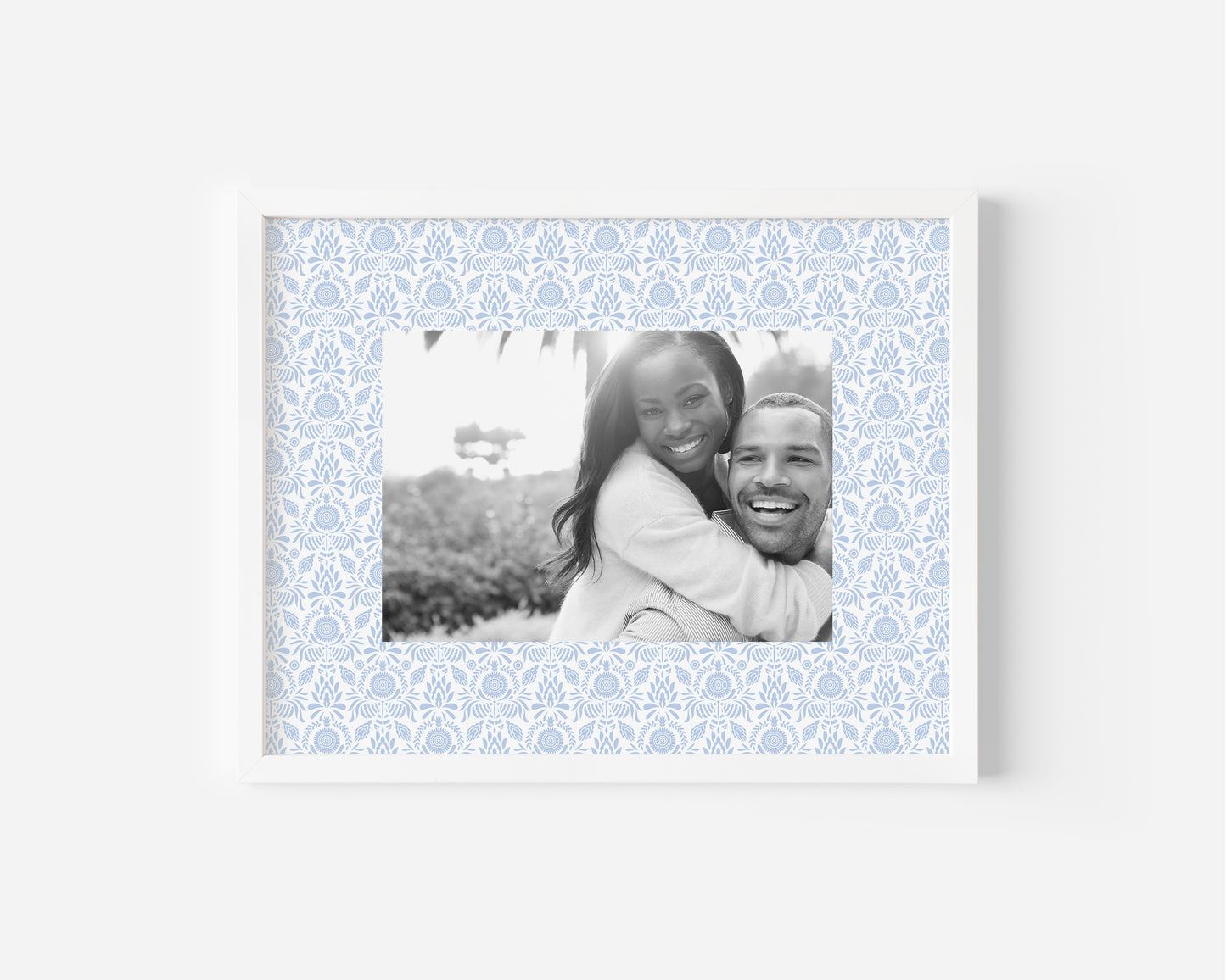 Blue Folklore Photo Mat
