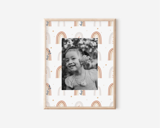 Boho Rainbow 8x10 Photo Mat