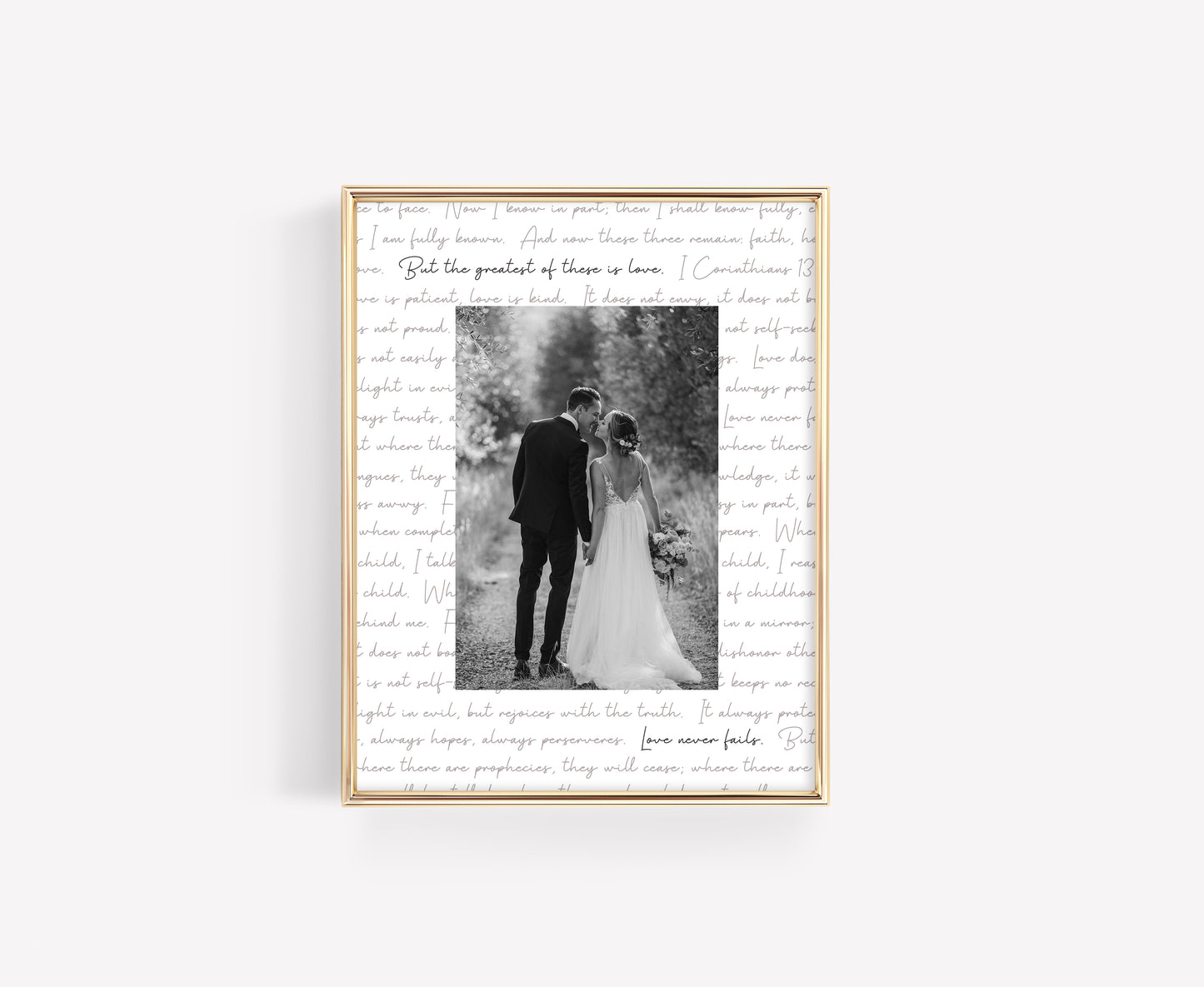 I Corinthians 13 8x10 Photo Mat