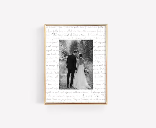 I Corinthians 13 8x10 Photo Mat