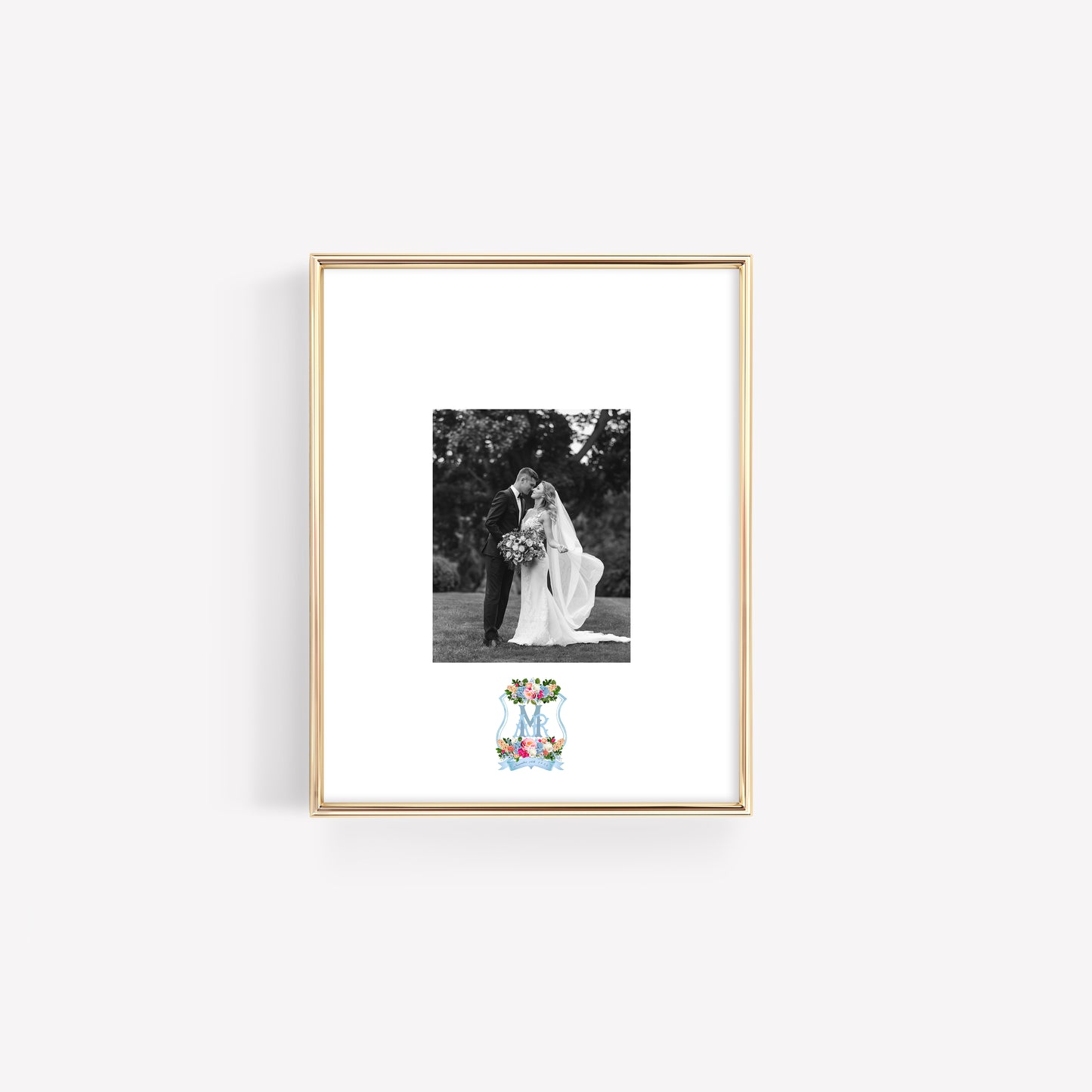 16x20 Custom Wedding Photo Mat for Annaliese