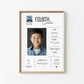 Grove Christian School Student Stat 5x7 Keepsake Photo Mat