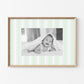 Mint Dotted Stripe Photo Mat