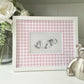 Pink Gingham Photo Mat