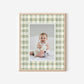 Green Gingham Photo Mat